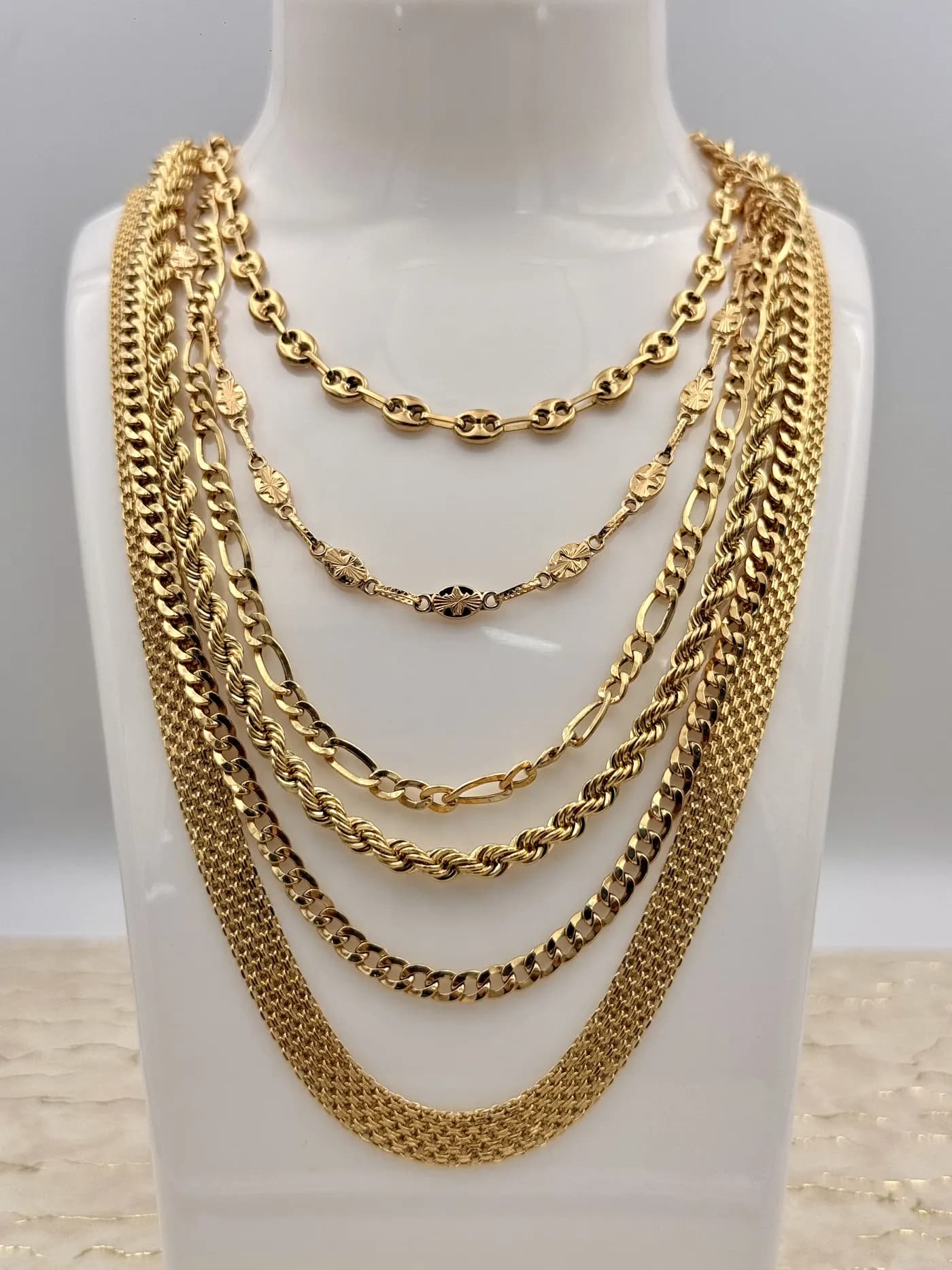 Cadenas en oro 18K